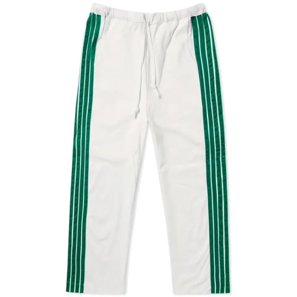 Cropped Wide Fit Stripe Track Pant