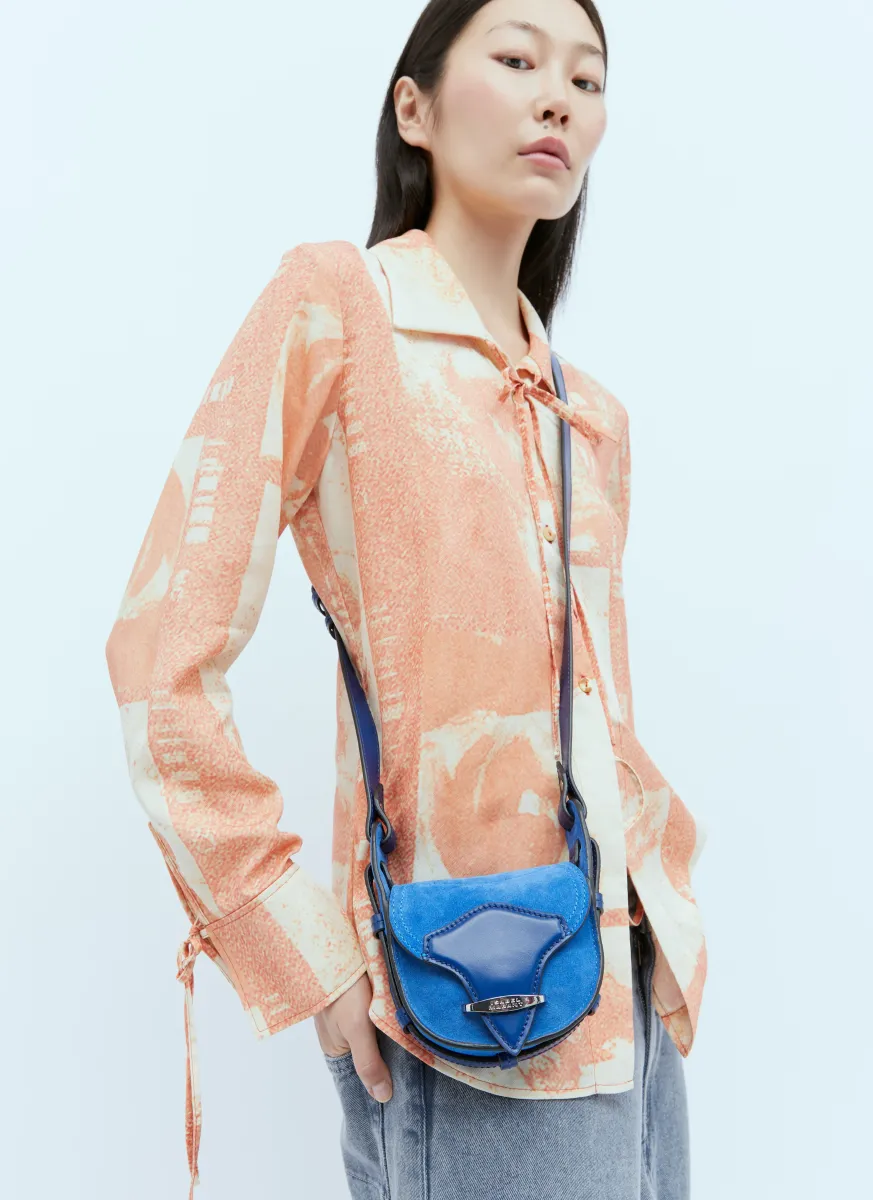 Botsy Mini Suede Shoulder Bag