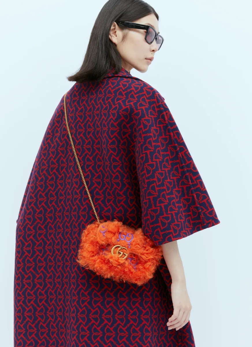 Shearling Mini Shoulder Bag