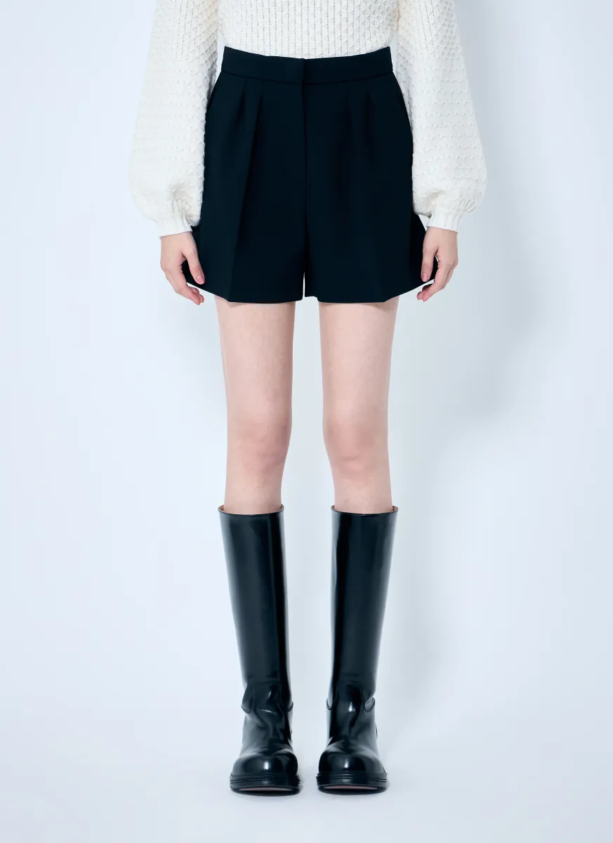 Wool Canvas Shorts