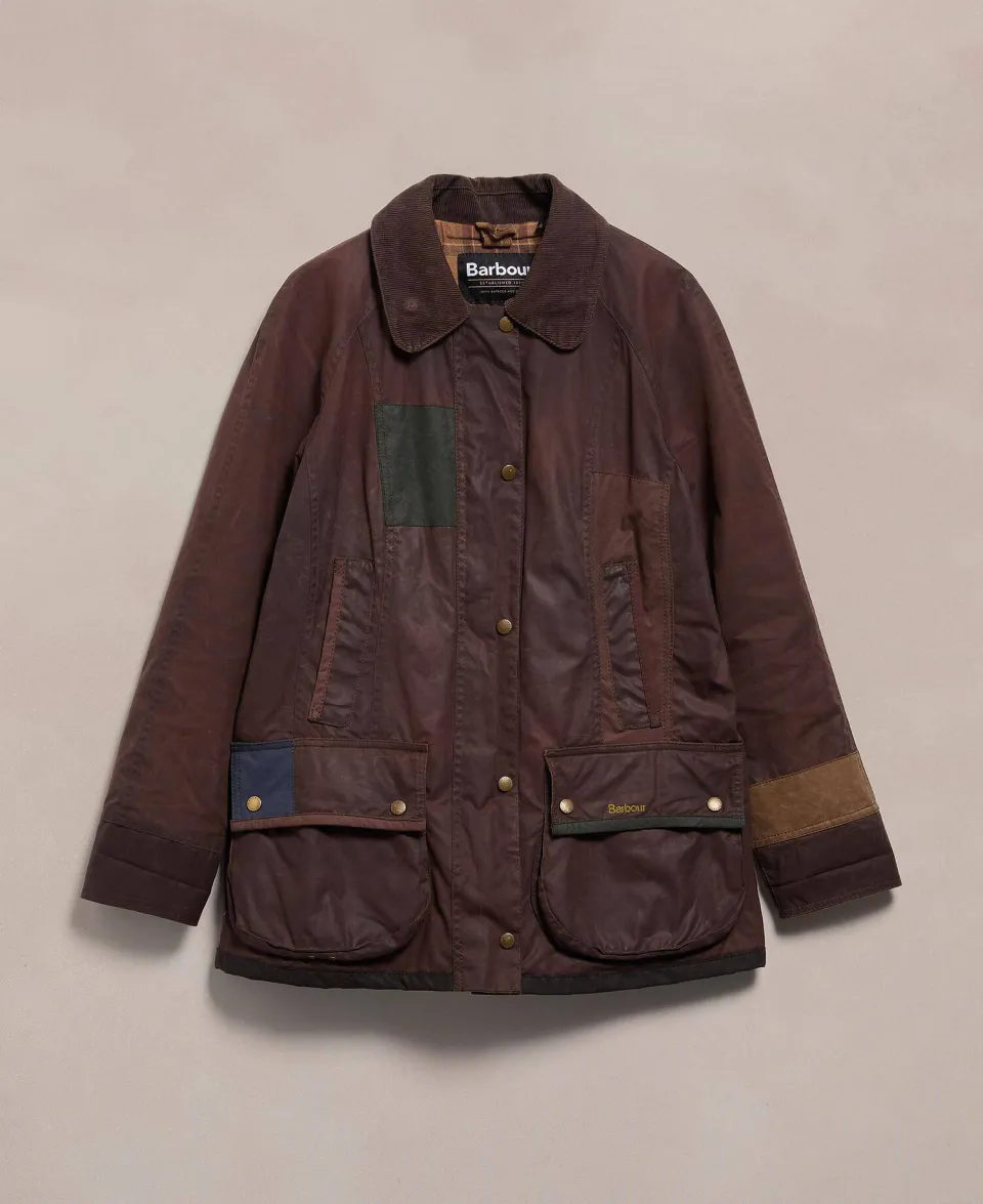 Re-loved Women's Beadnell Waxed Jacket - Size 12