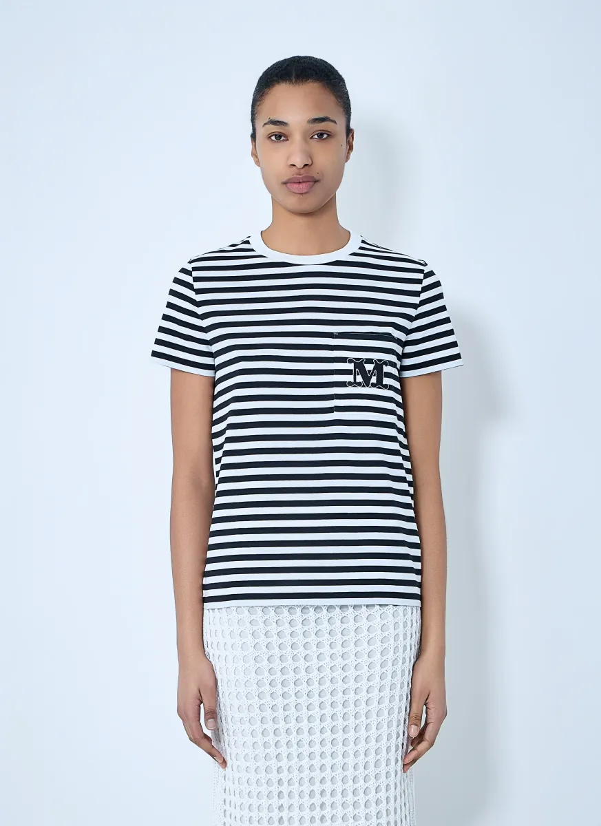 Striped Cotton Jersey T-Shirt