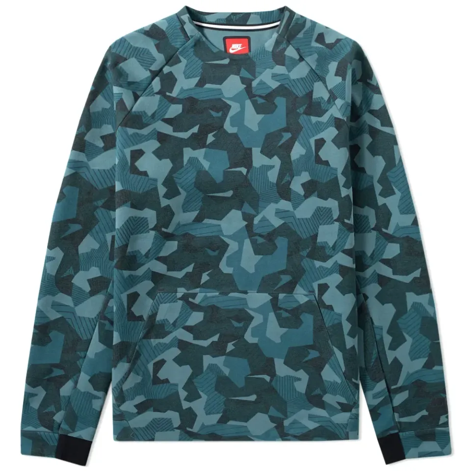 Tech Fleece Camo Crew