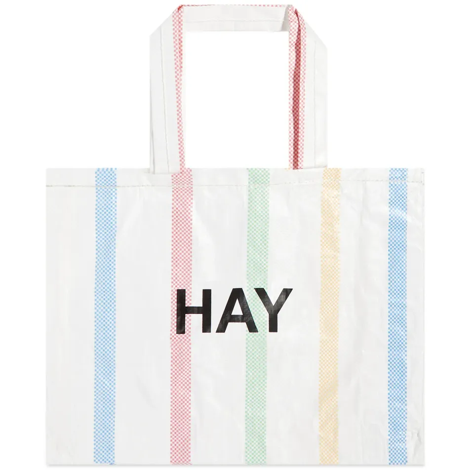 Recycled Candy Stripe Bag - Medium