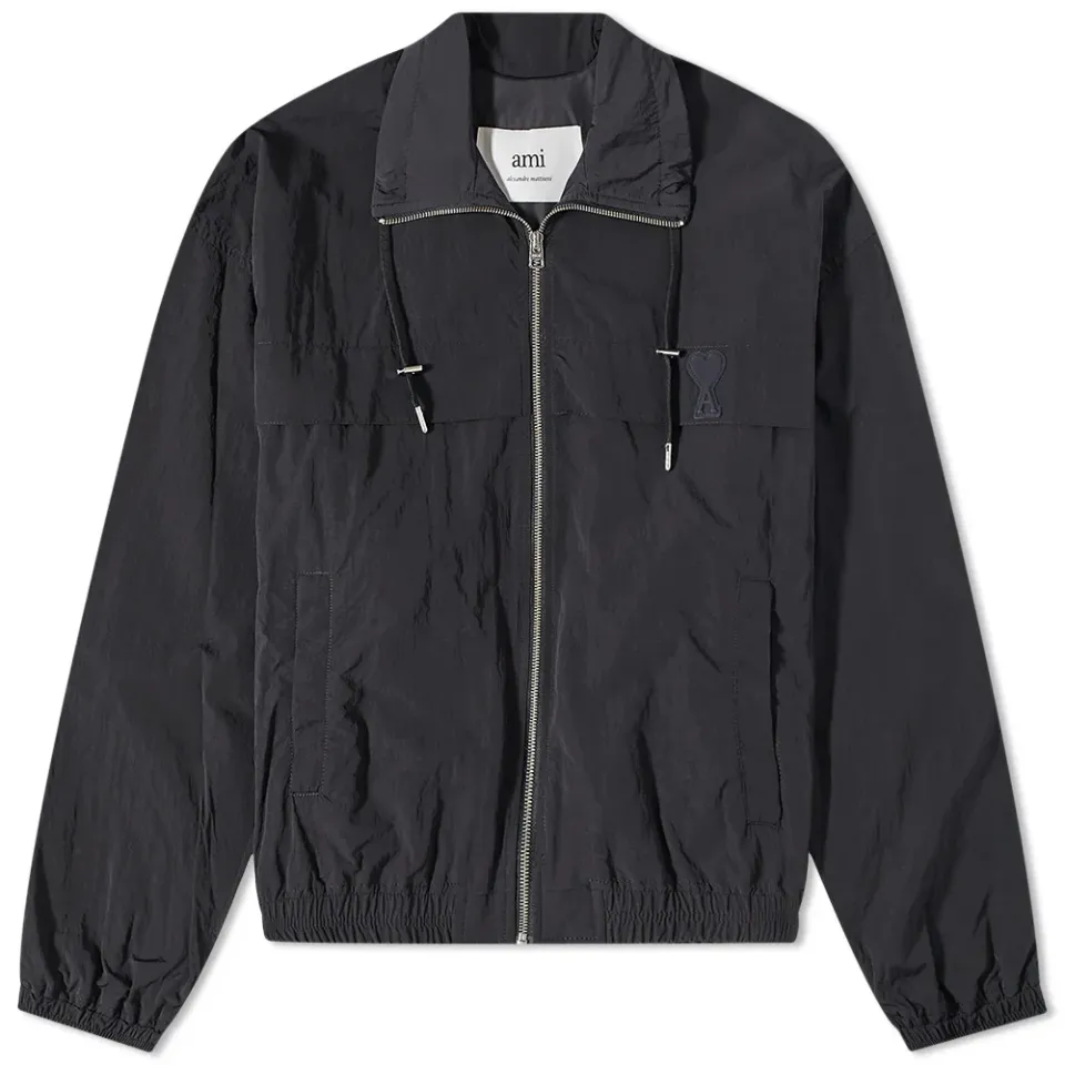 AMI Heart Logo Zipped Jacket