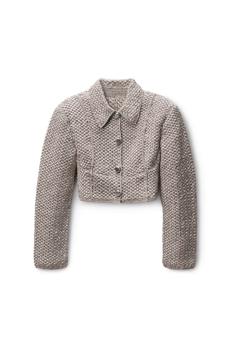 Crochet Tweed Jacket