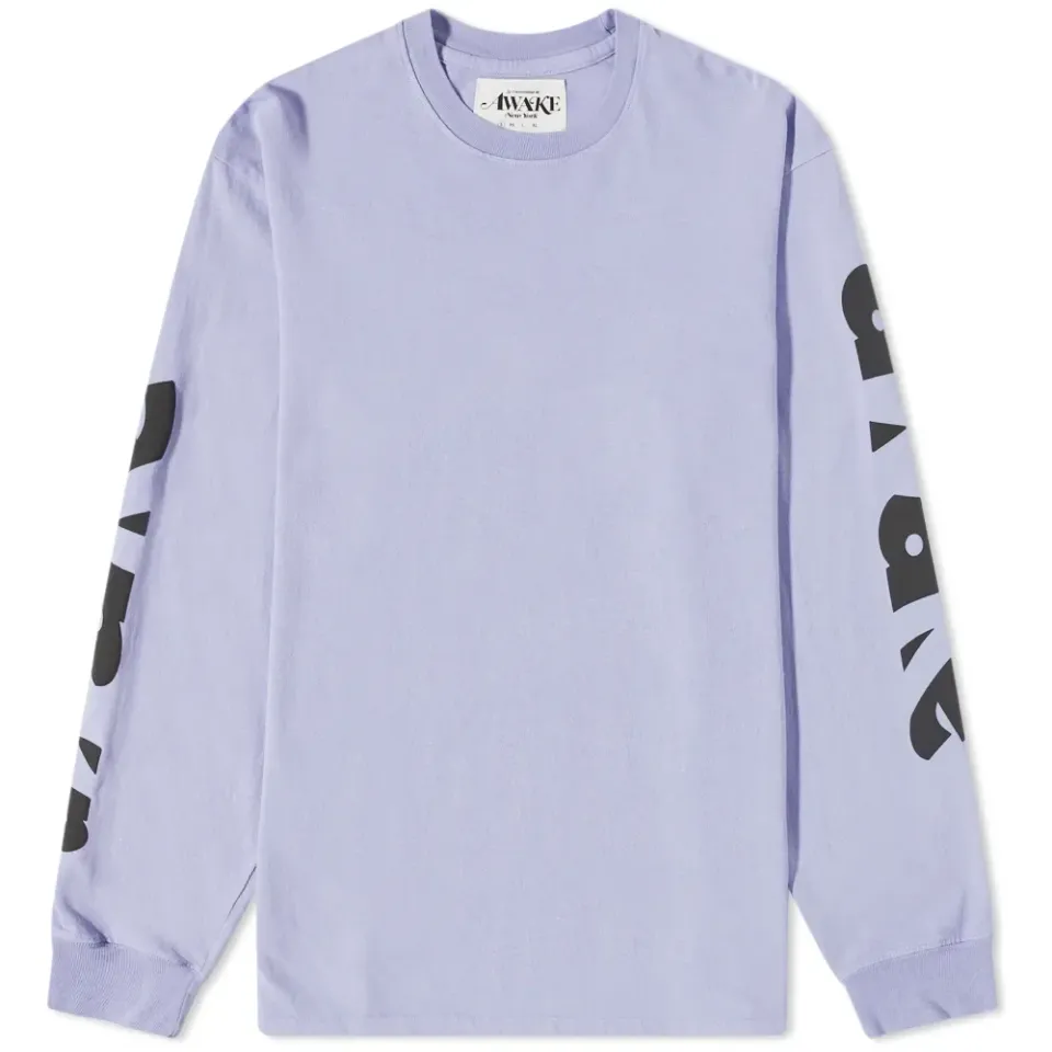Long Sleeve Block Out Logo T-Shirt