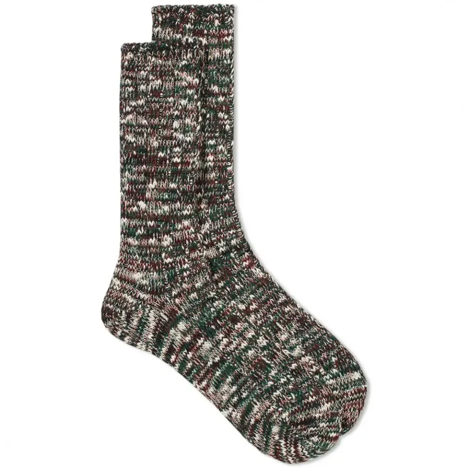 Slub Mix Crew Sock