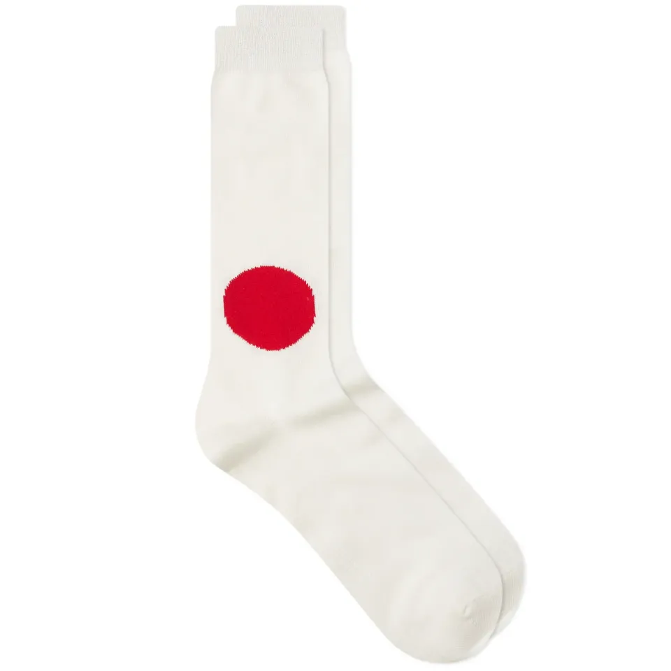 Japanese Flag Sock