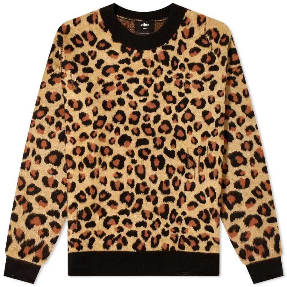 Leopard Crew Knit