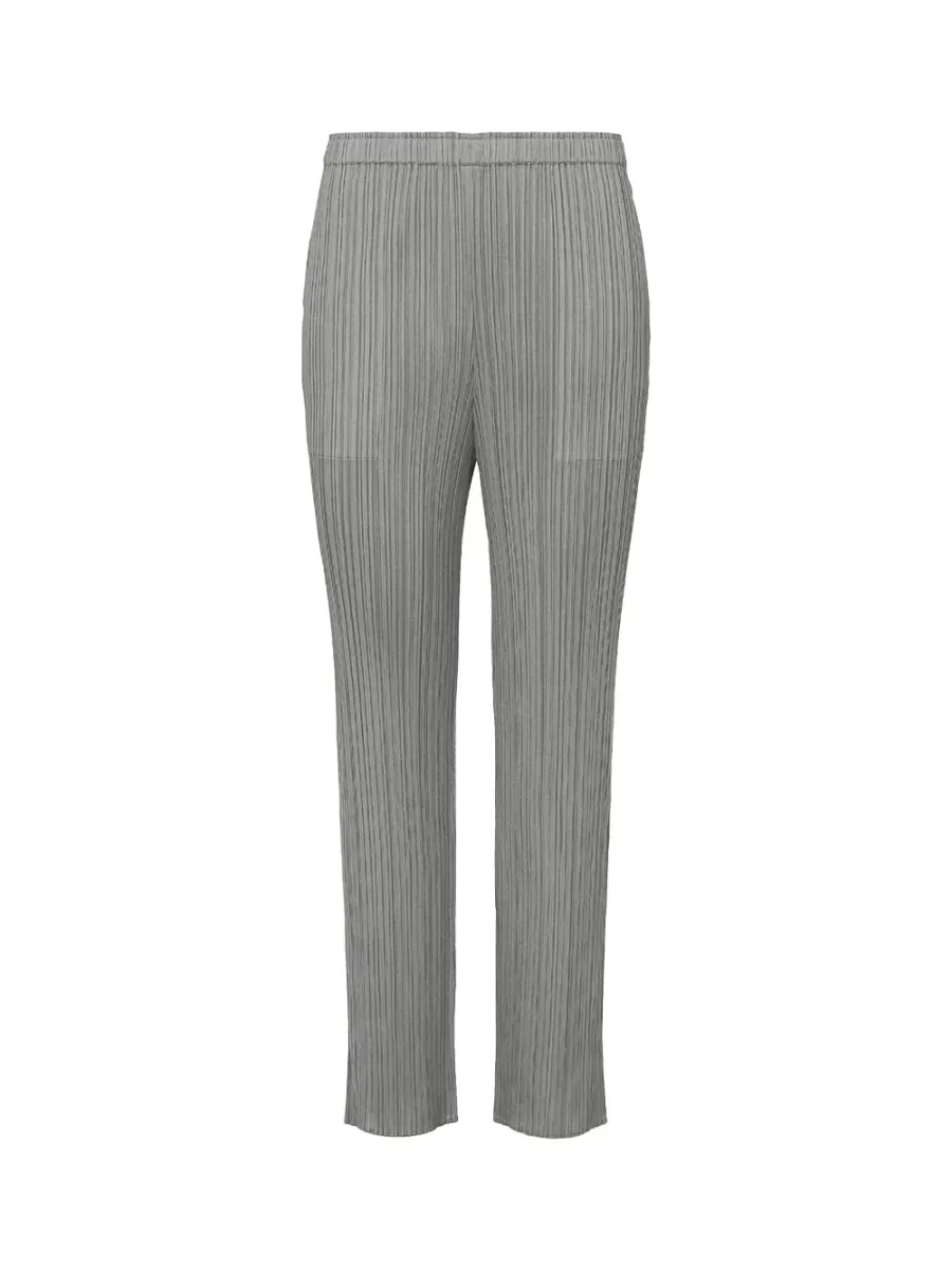 Pleats Please Basics Trousers Grey