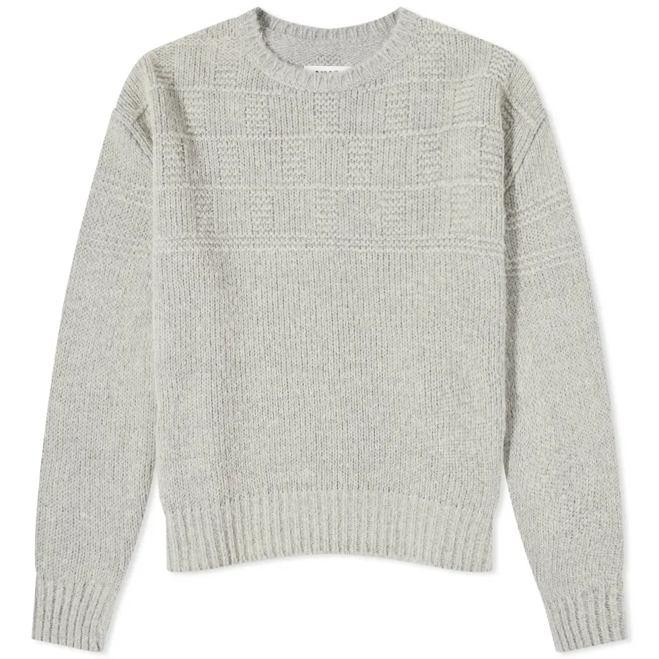 Mohair Fisherman Crew Knit