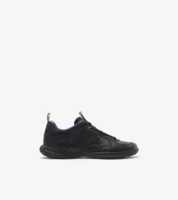 Leather Matrix Sneakers in Black