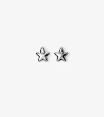 Star Earrings in Silver