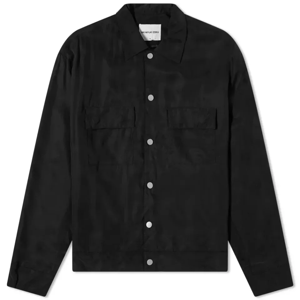 Cupro Trucker Jacket
