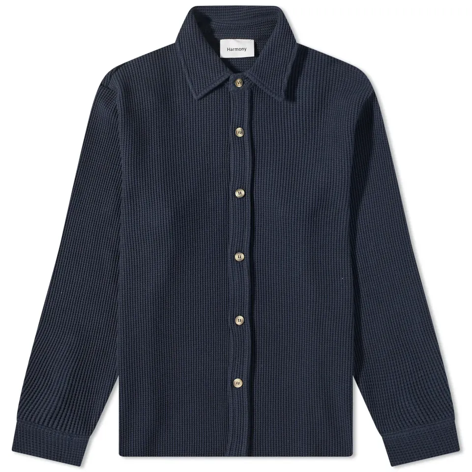 Calixte Waffle Knit Overshirt