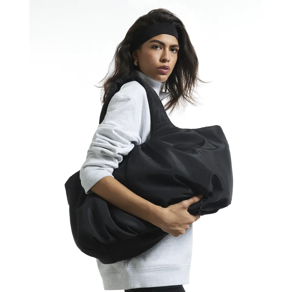 Ruched Tote Bag
