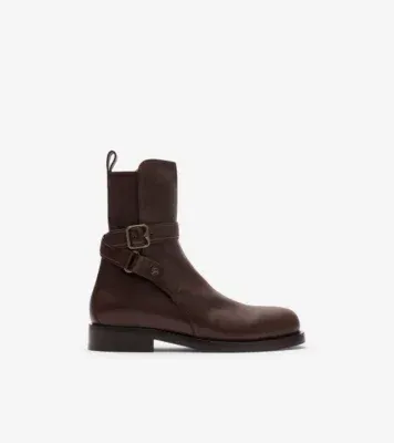 Leather Ledger Jodphur Boots​​ in Treacle brown