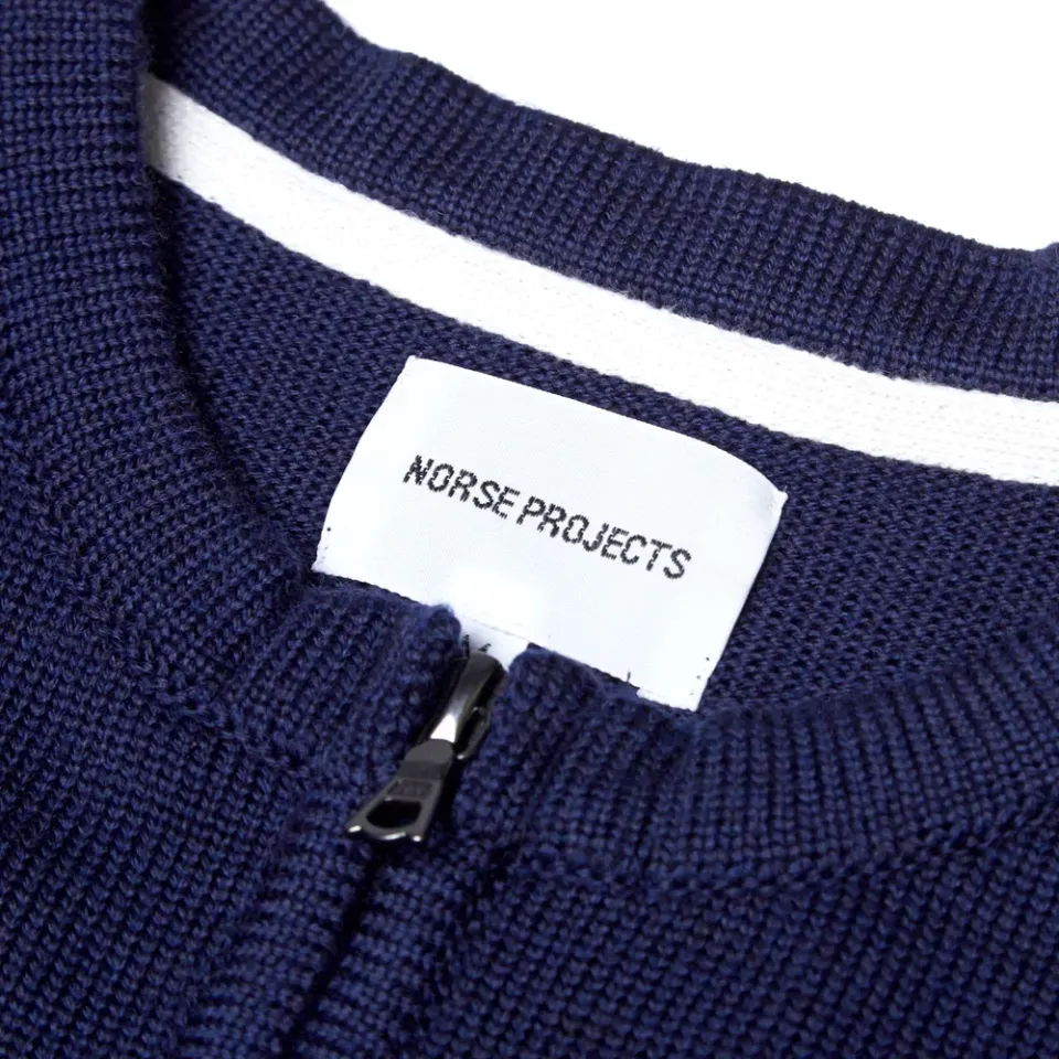 Bubble Zip Crew Knit