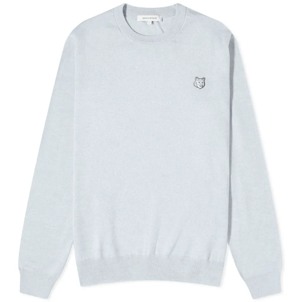Maison Kitsuné Bold Fox Head Patch Crew Jumper