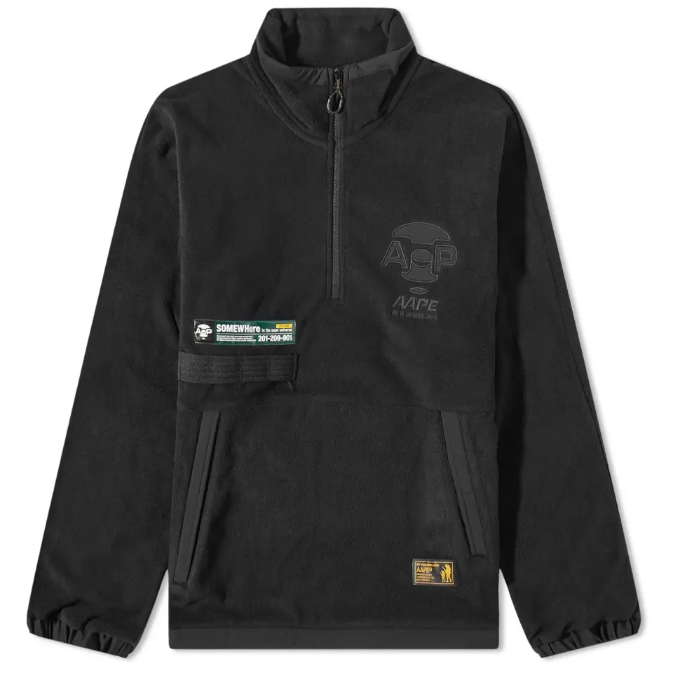 AAPE Half Zip Fleece