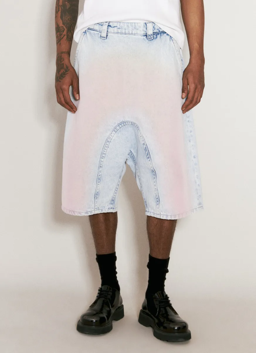 Souffle Denim Shorts