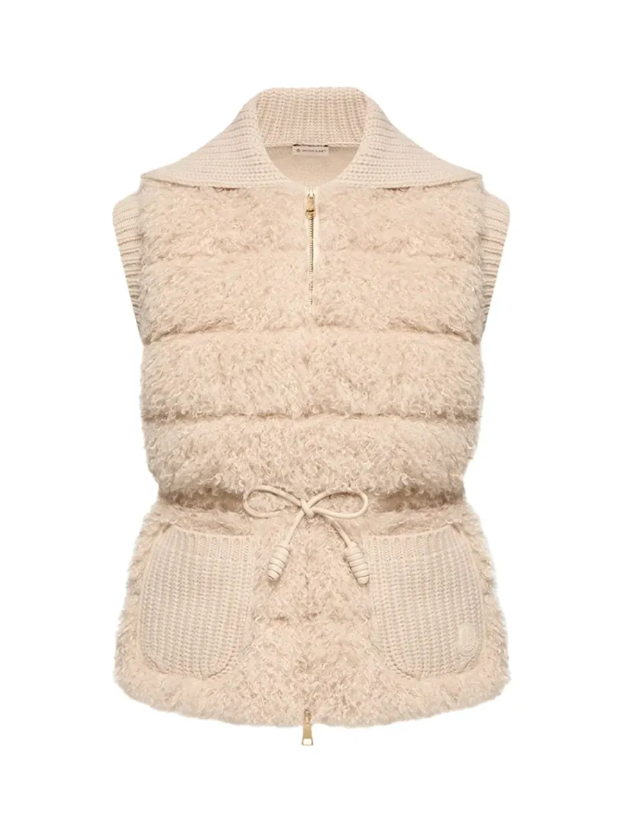 Women Gilet Light Beige