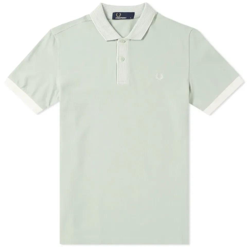 Fred Perry Stripe Collar Pique Polo