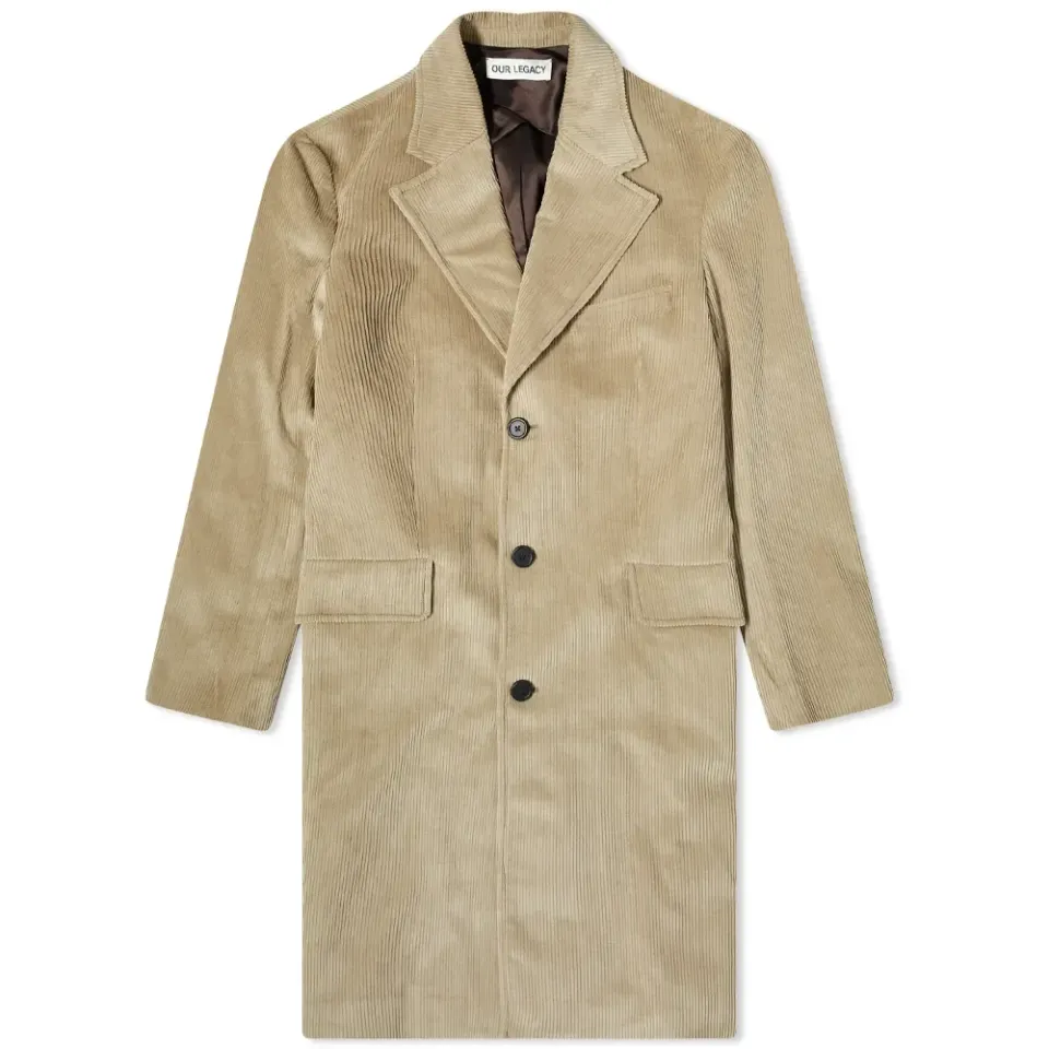 Dolphin Cord Overcoat