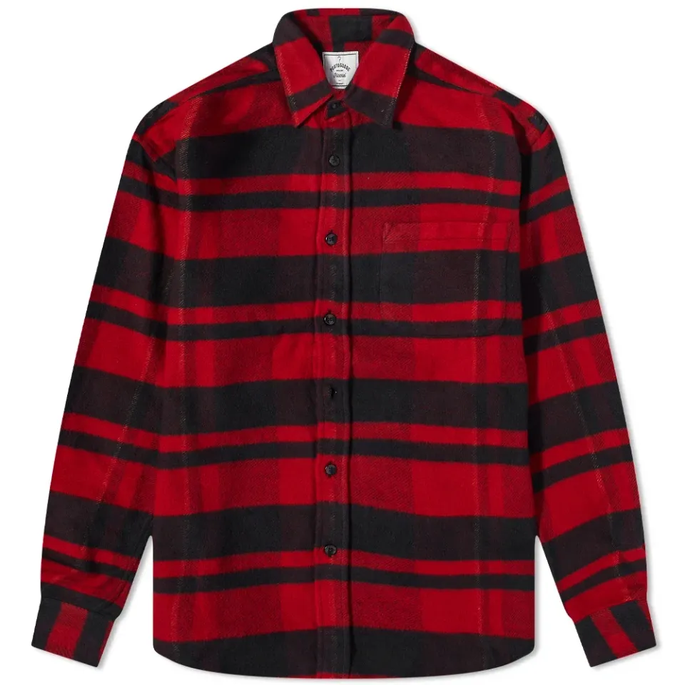 Bonefire Check Flannel Shirt