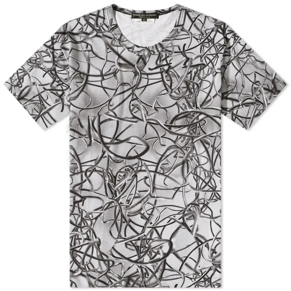 Cables Print T-Shirt