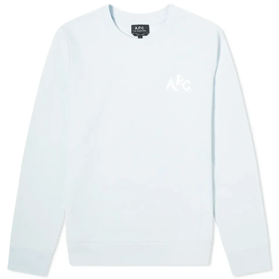 A.P.C. Pixel Logo Crew Sweat - END. Exclusive