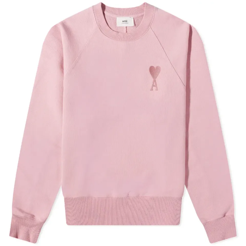 AMI Tonal Heart Crew Sweat