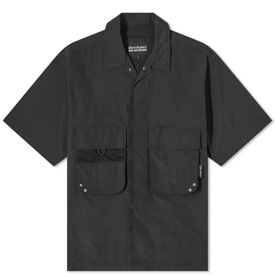 Mesh Pocket Short Sleeve Shirt