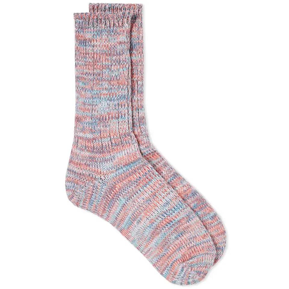 5 Colour Mix Crew Sock