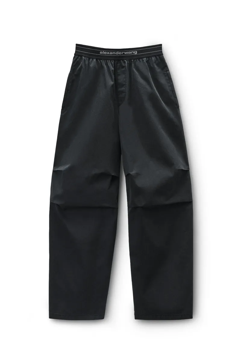 Logo Elastic Mid-Rise Pant