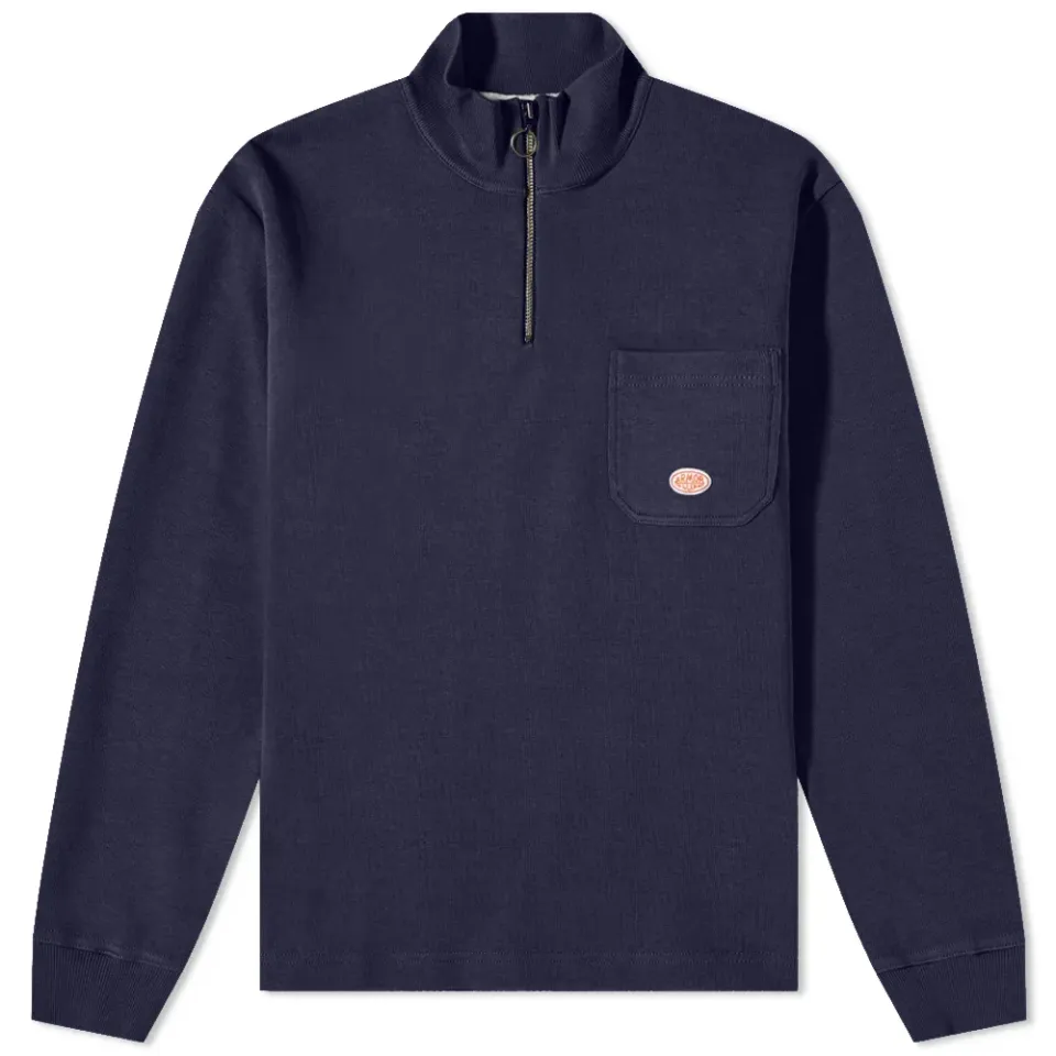 Half Zip Pocket Sweat