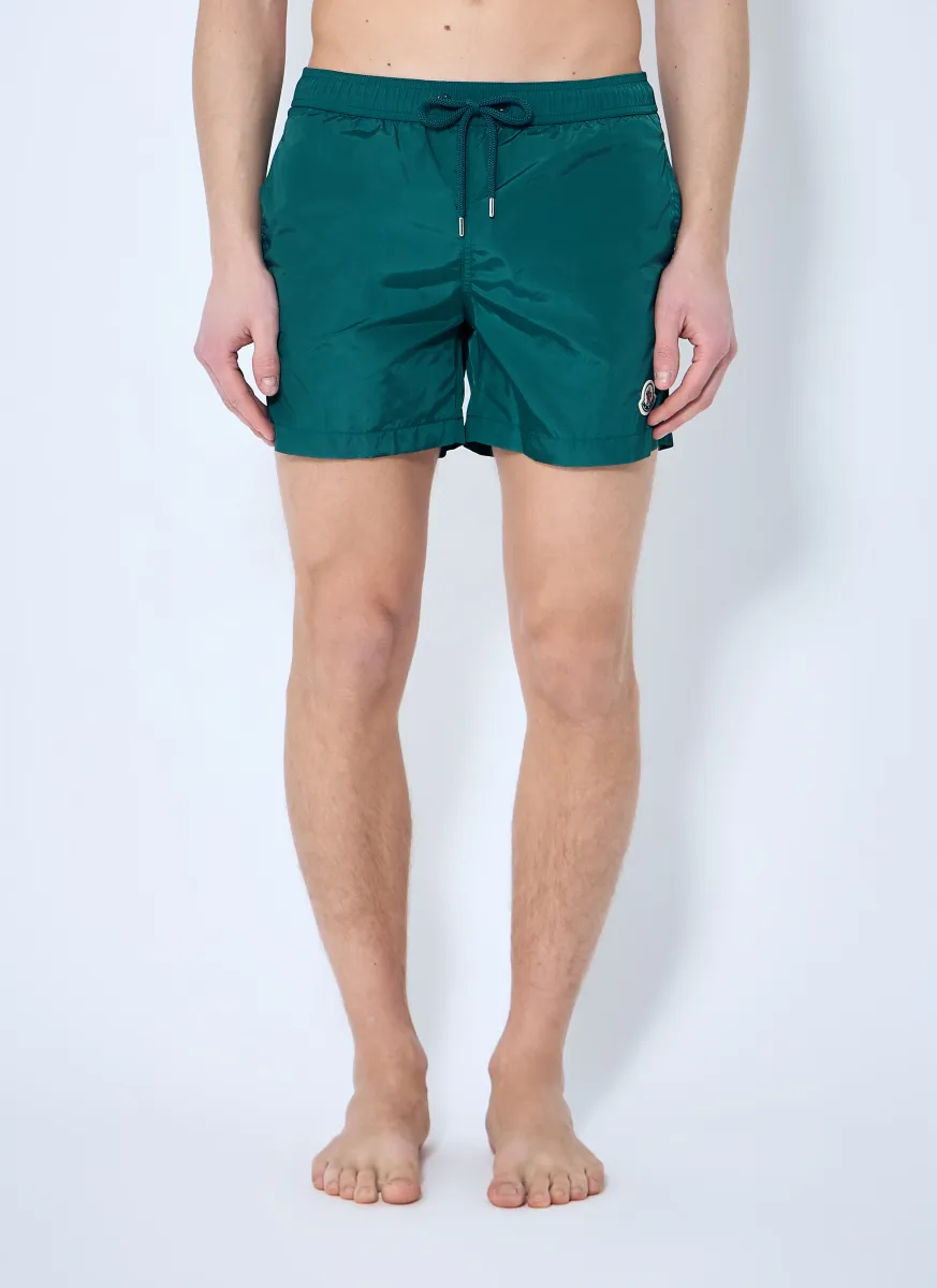 Logo Patch Swim Shorts