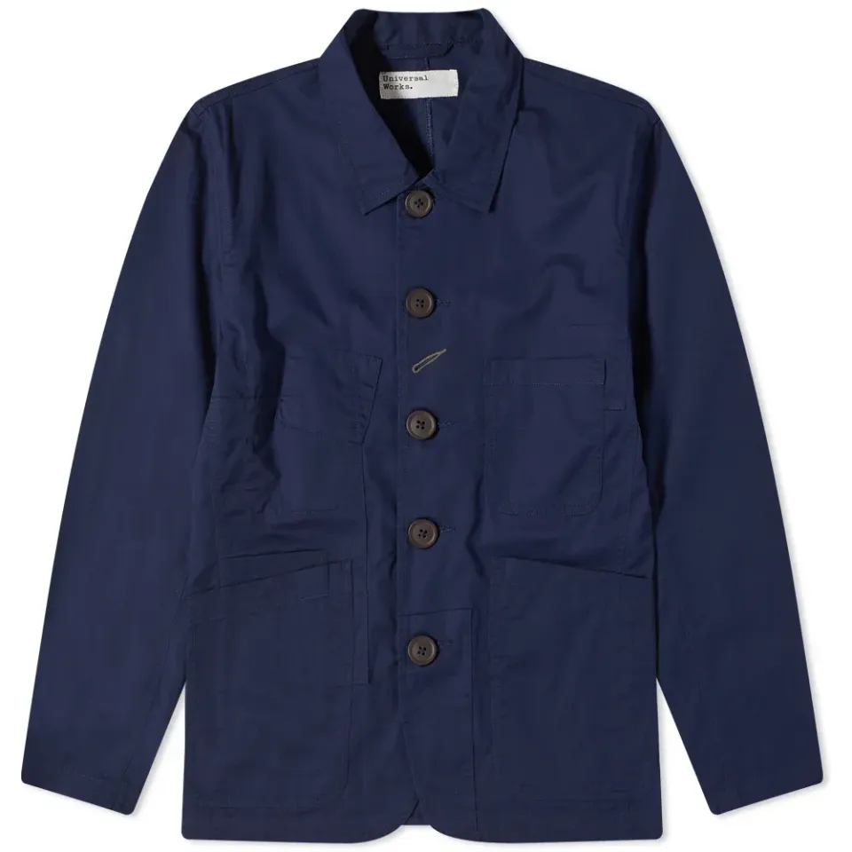 Fine Twill Patched Bakers Jacket