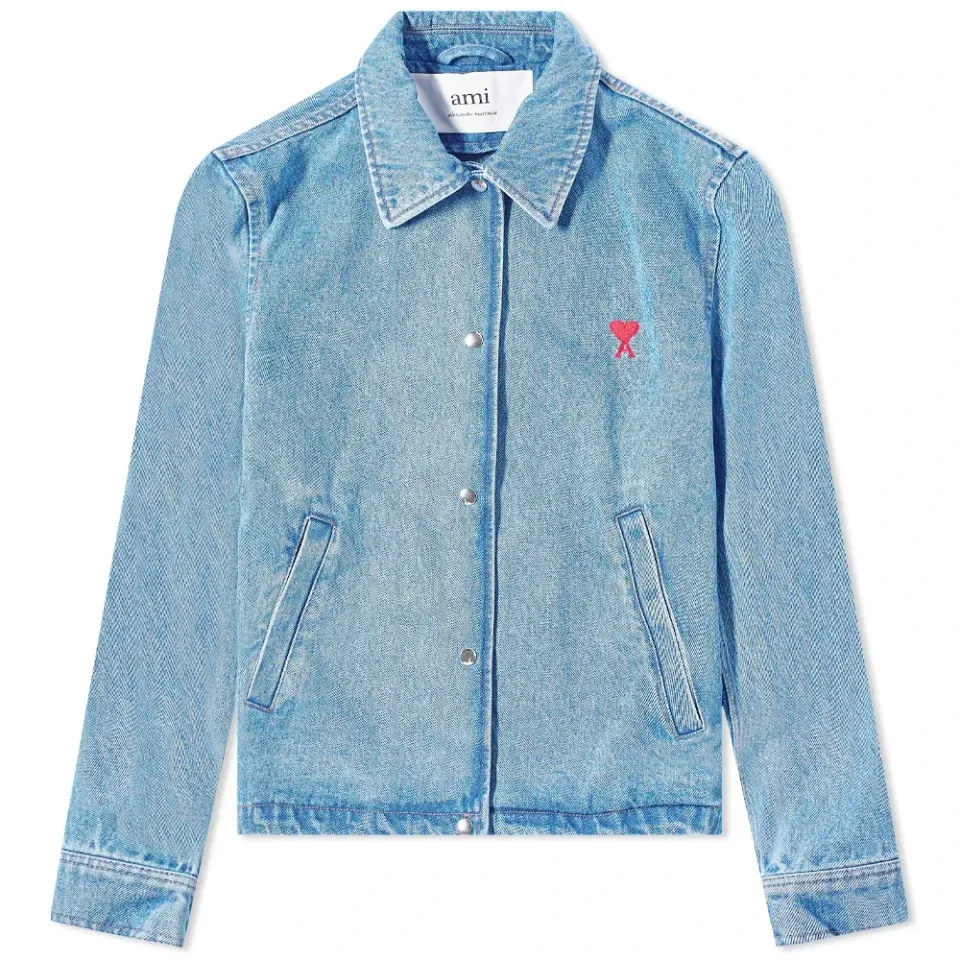 AMI Denim Coach Jacket