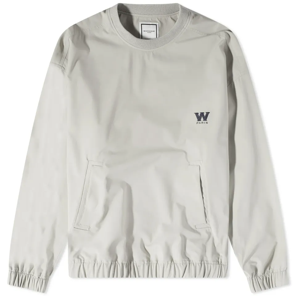 Back Logo Nylon Sweat