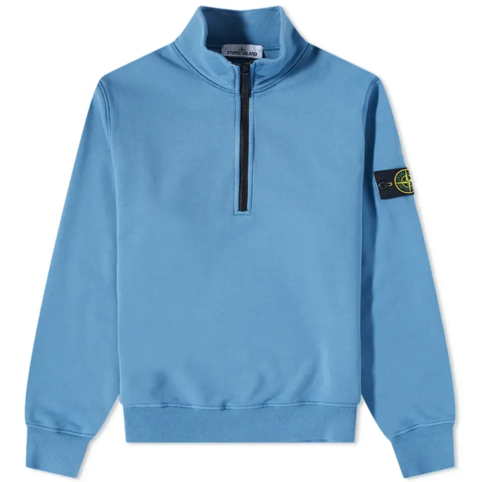 Garment Dyed Half Zip Sweat
