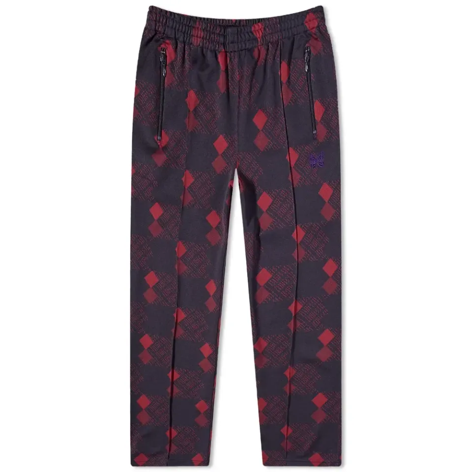Poly Jacquard Patterned Track Pant