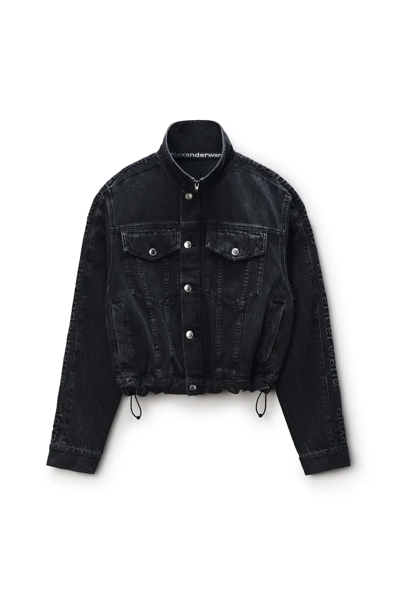Denim Track Jacket