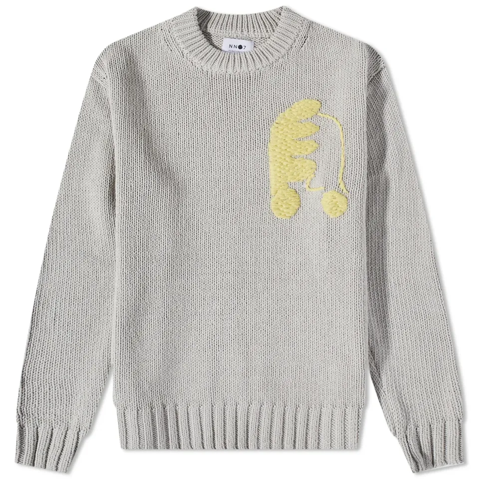 Jasper Embriodered Crew Knit