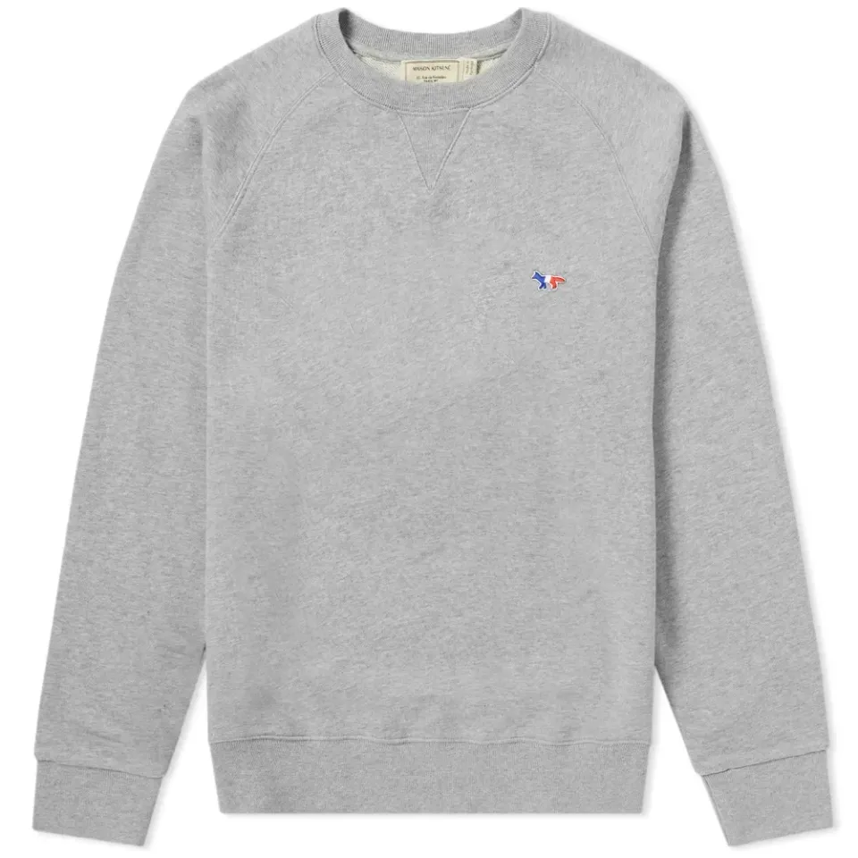 Maison Kitsuné Tricolour Fox Crew Sweat