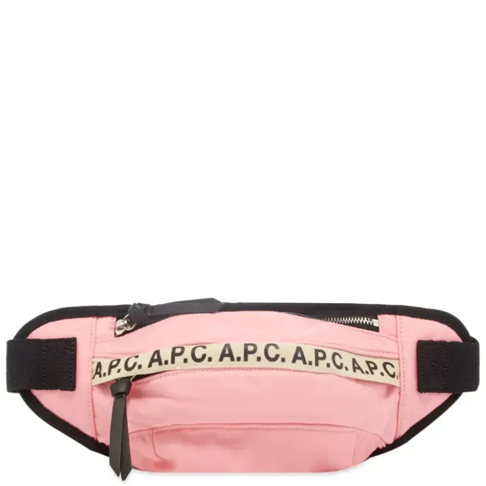 A.P.C. Tape Logo Waist Bag