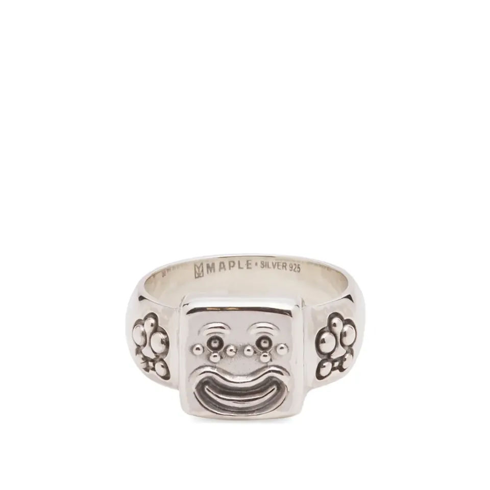 Smiley Signet Ring