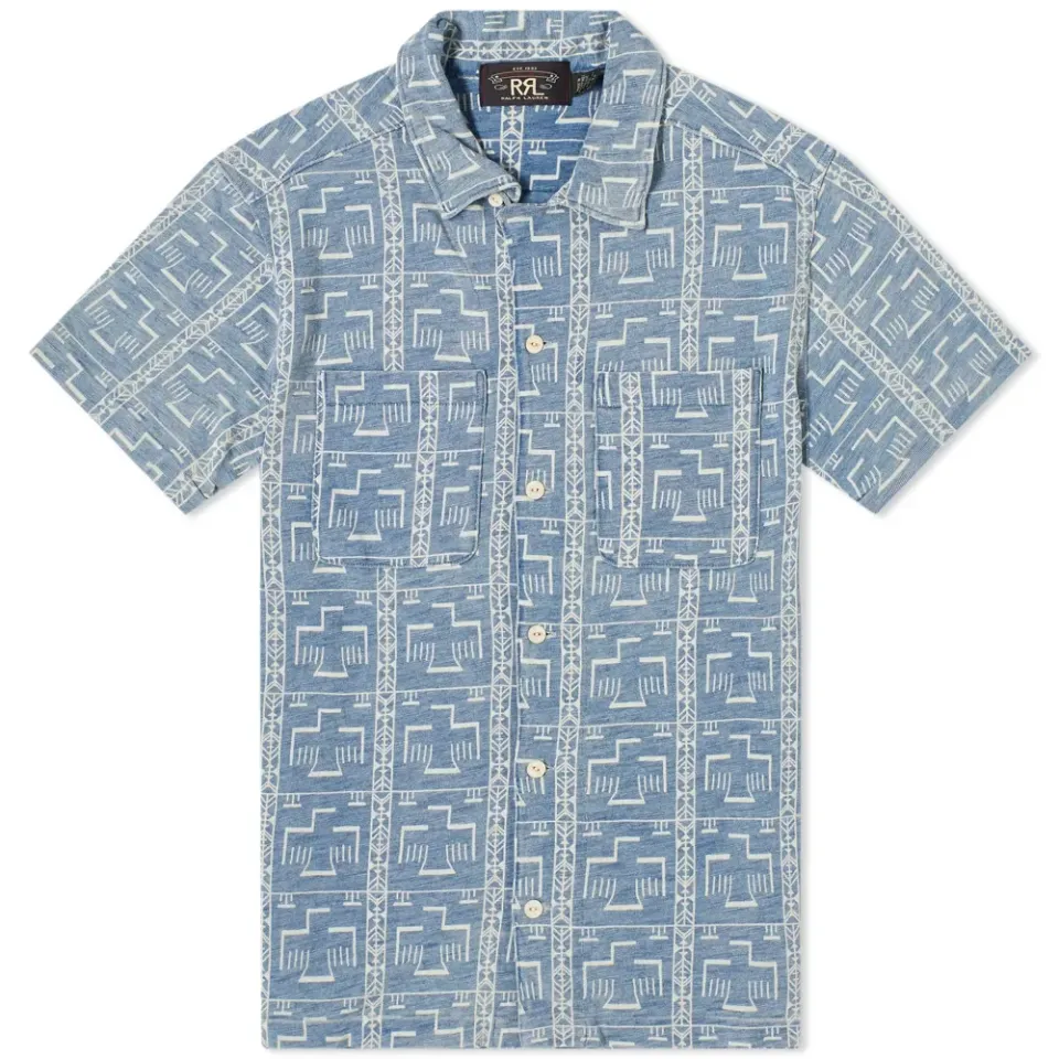 Cross Print Vacation Shirt
