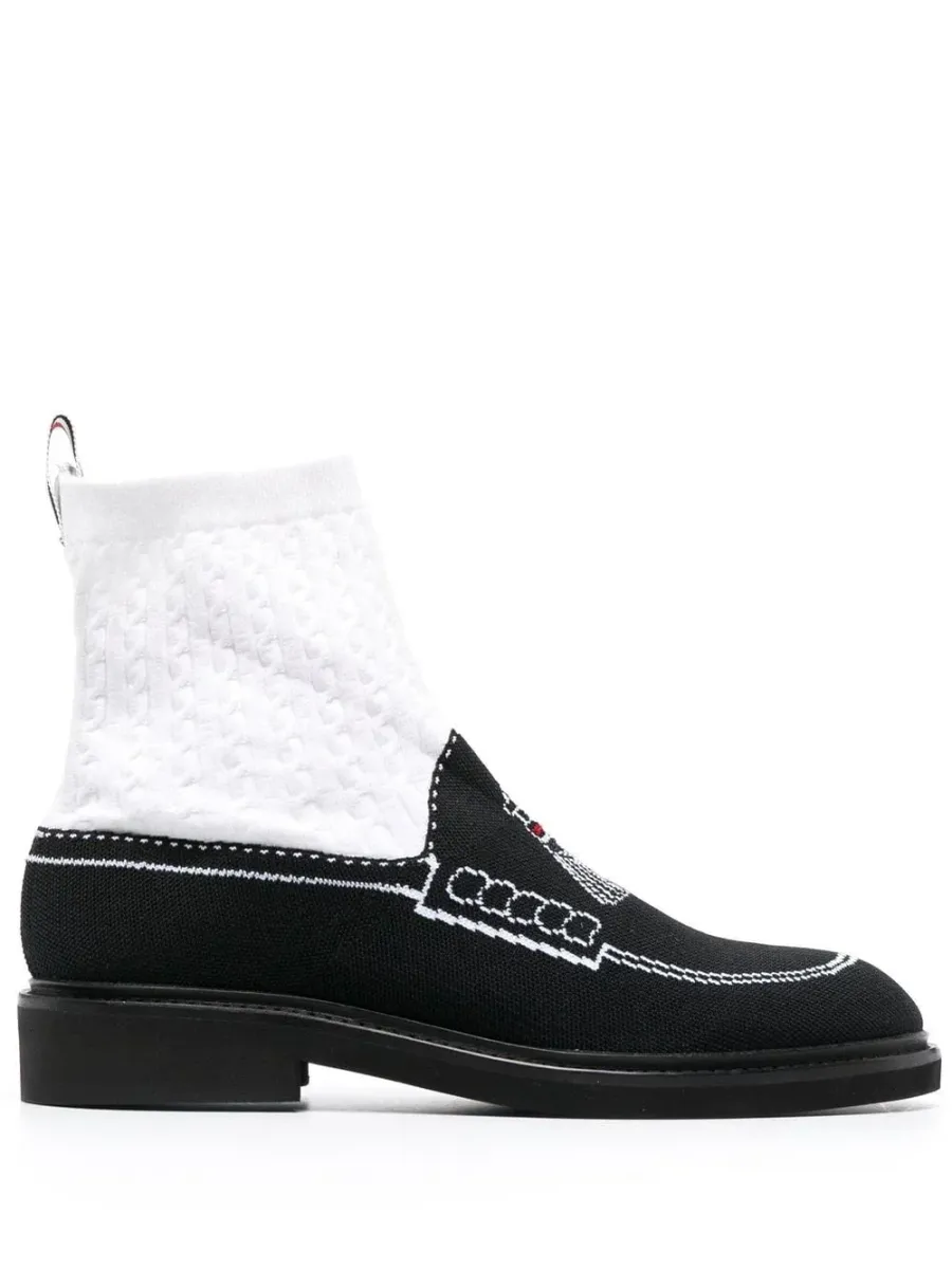 Tassel Loafer Sock Boot